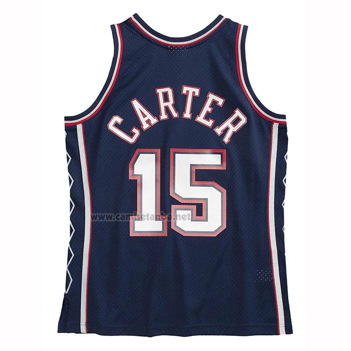 Camiseta Toronto Raptors Vince Carter NO 15 Mitchell & Ness 2006-07 Azul